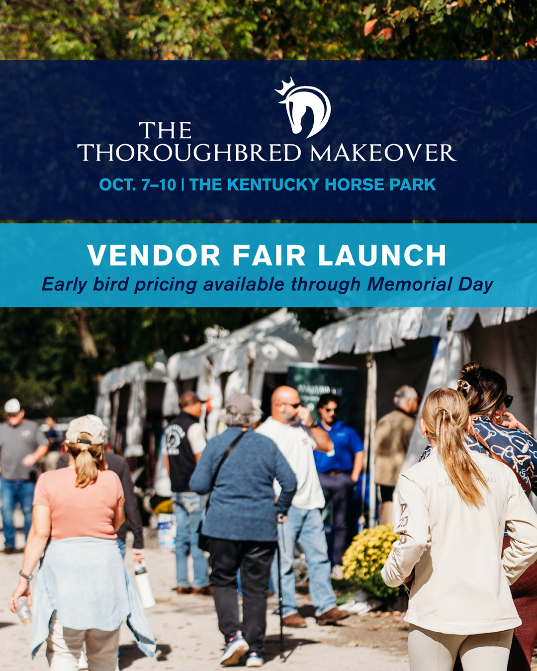 Featured image for “2026 Thoroughbred Makeover Vendor Fair Now Open For Applications”